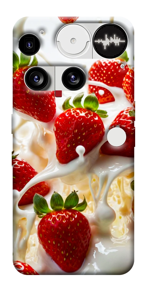 Чехол Strawberry and cream для Nothing Phone (3)