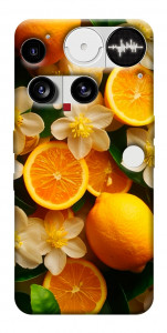 Чехол Лимоны и цветы для Nothing Phone (3)