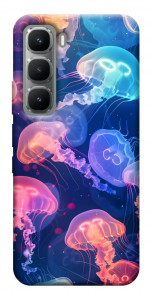 Чехол Neon jellyfishes для Infinix Hot 60 Pro