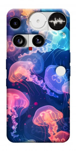 Чехол Neon jellyfishes для Nothing Phone (3)