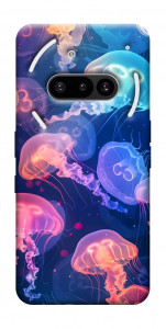 Чохол Neon jellyfishes для Nothing Phone (3a)