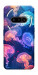 Чохол Neon jellyfishes для Nothing Phone (3a)