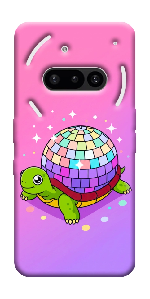 Чохол Disco turtle для Nothing Phone (3a)