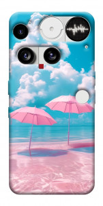 Чехол Розовые зонтики для Nothing Phone (3)