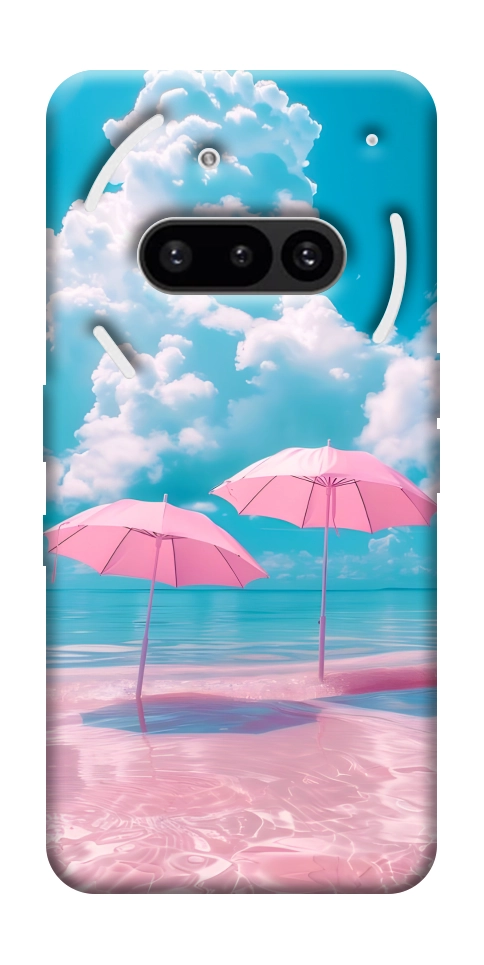 Чохол Рожеві парасольки для Nothing Phone (3a)
