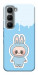 Чохол Labubu blue для Infinix Hot 60i