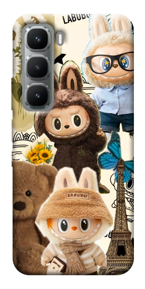 Чохол Labubu mood для Infinix Hot 60 Pro+