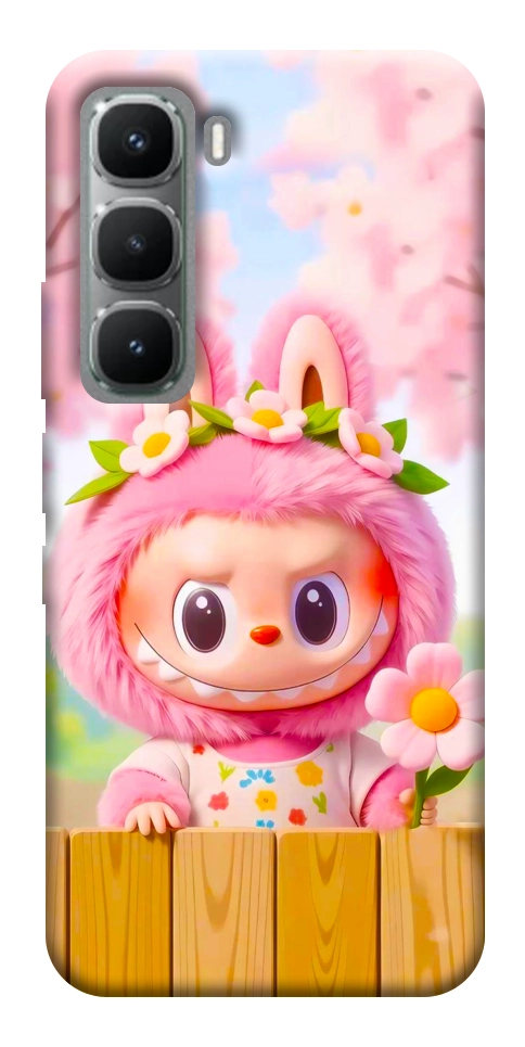 Чохол Labubu flower для Infinix Hot 60i