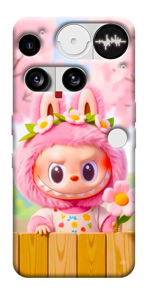 Чехол Labubu flower для Nothing Phone (3)