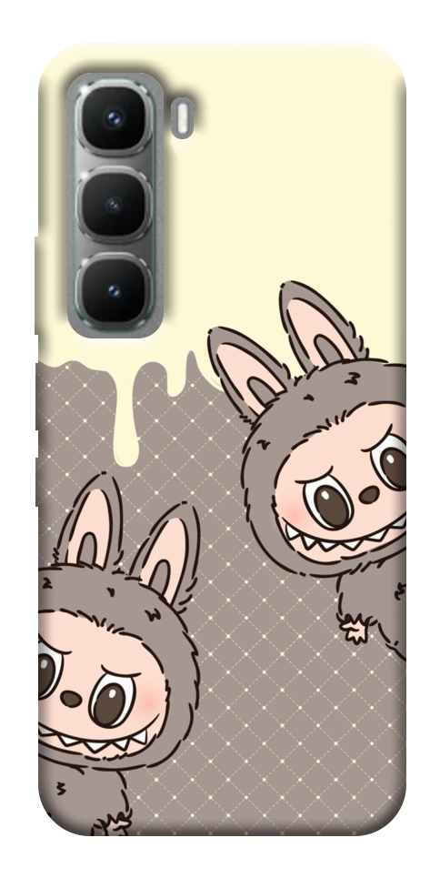 Чехол Labubu twins для Infinix Hot 60 Pro