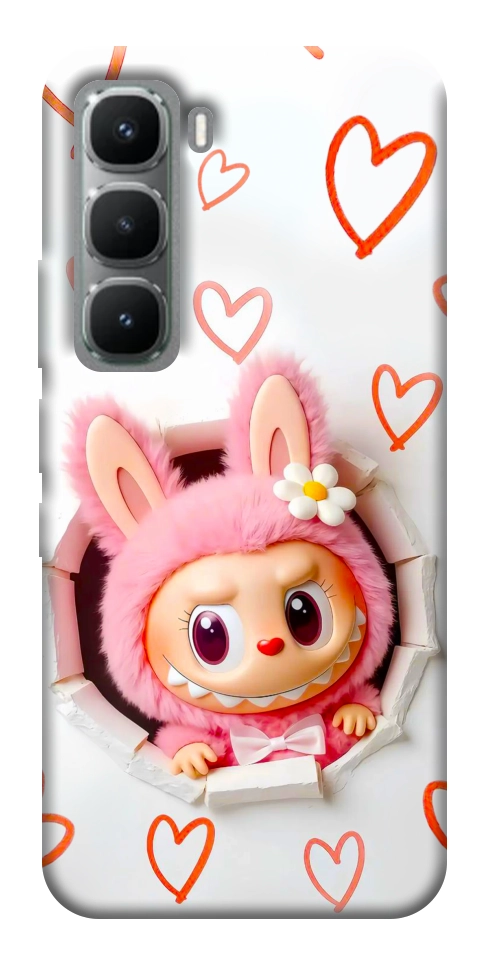 Чехол Labubu paper для Infinix Hot 60 Pro