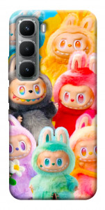 Чехол Rainbow labubu для Infinix Hot 60 Pro