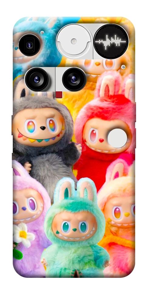 Чехол Rainbow labubu для Nothing Phone (3)