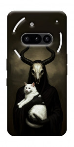 Чохол Creature with cat для Nothing Phone (3a)