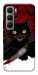 Чехол Horror lucky cat для Infinix Hot 60 Pro