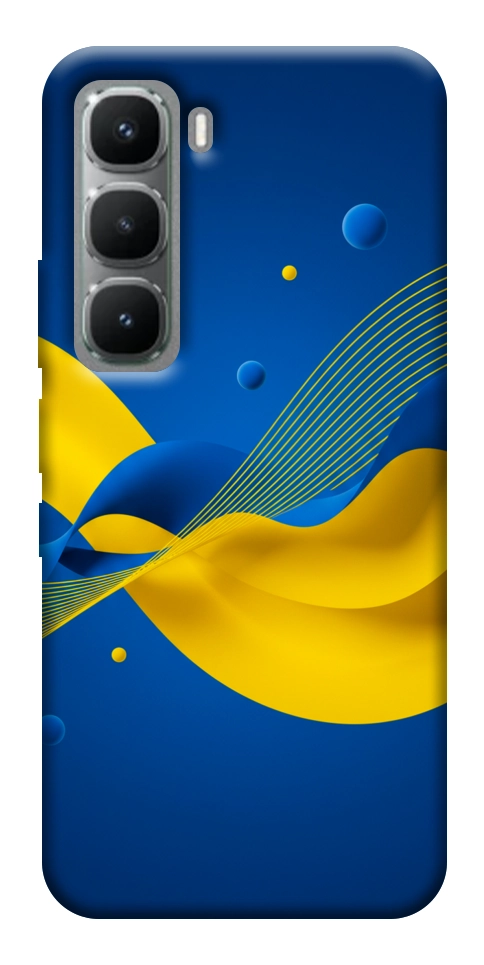 Чехол Жовто-синя гармонія для Infinix Hot 60 Pro
