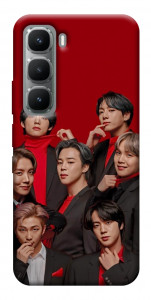 Чехол BTS in red для Infinix Hot 60 Pro