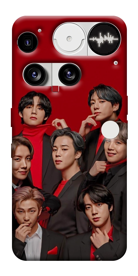 Чехол BTS in red для Nothing Phone (3)