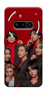 Чохол BTS in red для Nothing Phone (3a)