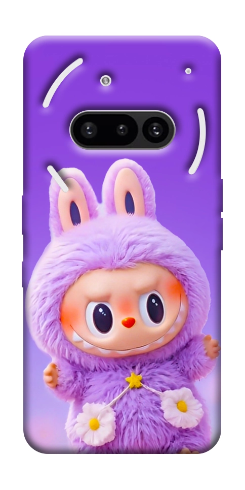 Чохол Labubu purple для Nothing Phone (3a)