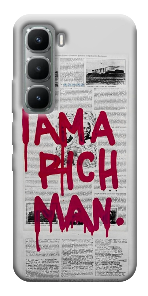 Чехол Mom I am a rich man для Infinix Hot 60 Pro