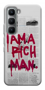 Чехол Mom I am a rich man для Infinix Hot 60 Pro