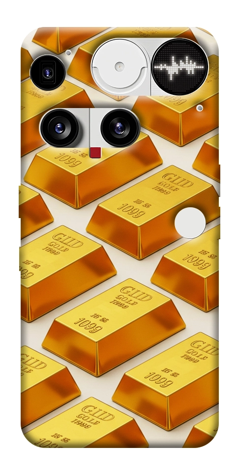 Чехол Gold bars для Nothing Phone (3)