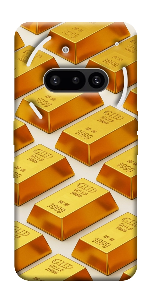 Чехол Gold bars для Nothing Phone (3a)