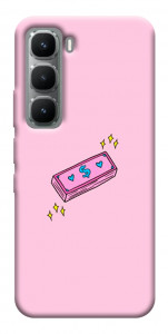 Чехол Simple pink money для Infinix Hot 60 Pro