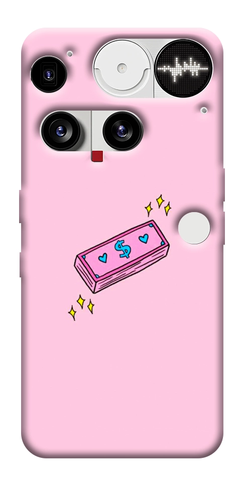 Чохол Simple pink money для Nothing Phone (3)