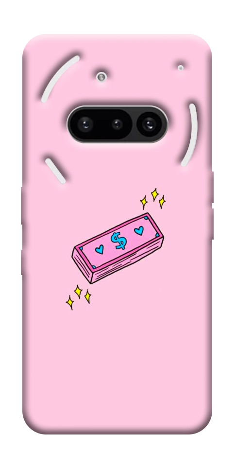 Чохол Simple pink money для Nothing Phone (3a)