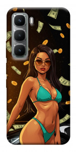 Чехол Money girl для Infinix Hot 60 Pro