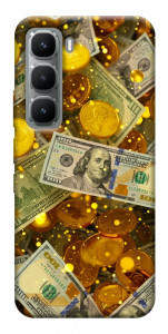 Чехол Gold and dollars для Infinix Hot 60 Pro