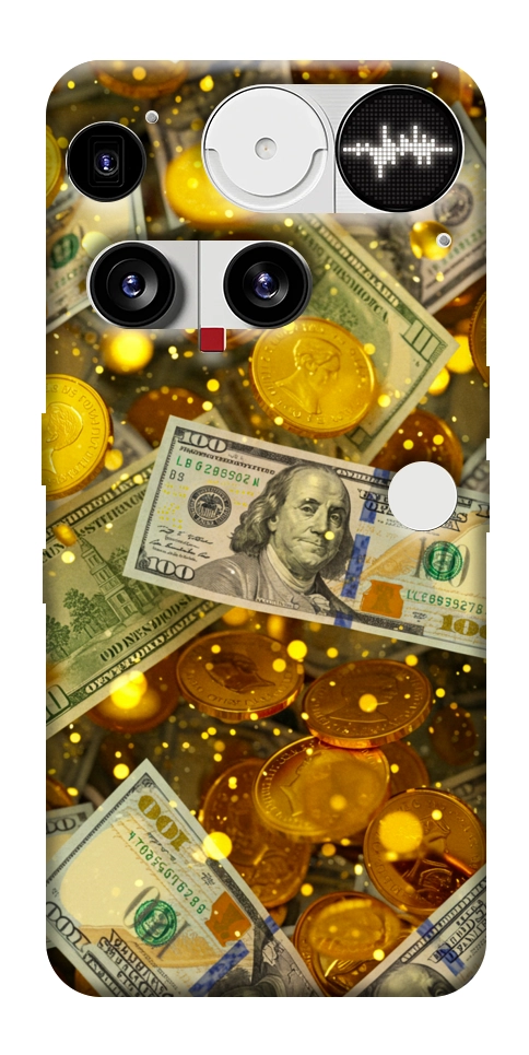 Чохол Gold and dollars для Nothing Phone (3)