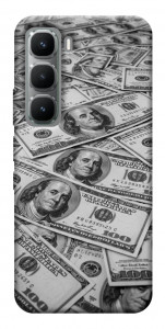 Чехол Dollars background для Infinix Hot 60 Pro