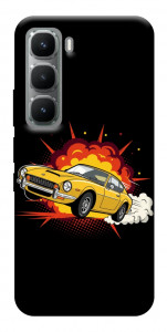 Чехол Retro comics car black для Infinix Hot 60 Pro