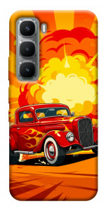 Чехол Retro comics car для Infinix Hot 60 Pro
