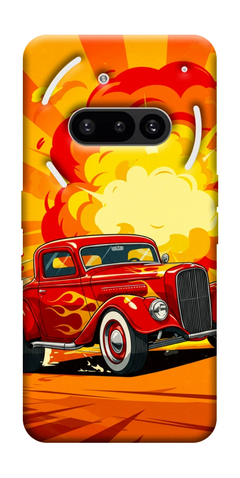 Чохол Retro comics car для Nothing Phone (3a)