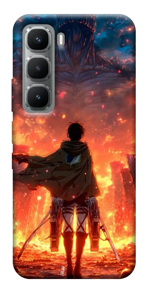 Чохол Attack on titan eren для Infinix Hot 60i