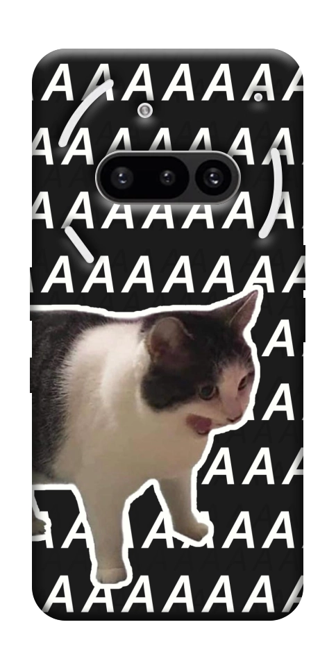 Чохол Сat screaming для Nothing Phone (3a)