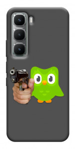 Чохол Duolingo meme для Infinix Hot 60i