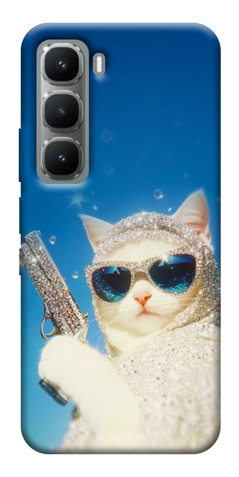 Чехол Diamond kitty для Infinix Hot 60i