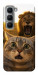 Чехол Shocked cat and lion для Infinix Hot 60 Pro+