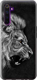 Чехол для Realme 6 Pro Лев (Чорний)