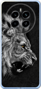 Чехол для Realme 12 4G Лев (Черный)
