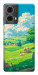 Чехол Miyazaki landscape для Motorola Moto G85