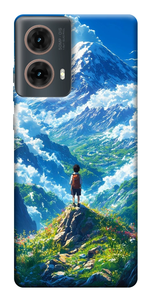 Чехол Mountain landscape для Motorola Moto G85