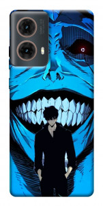 Чохол Solo leveling blue vibe для Motorola Moto G85
