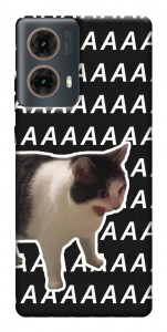 Чохол Сat screaming для Motorola Moto G85