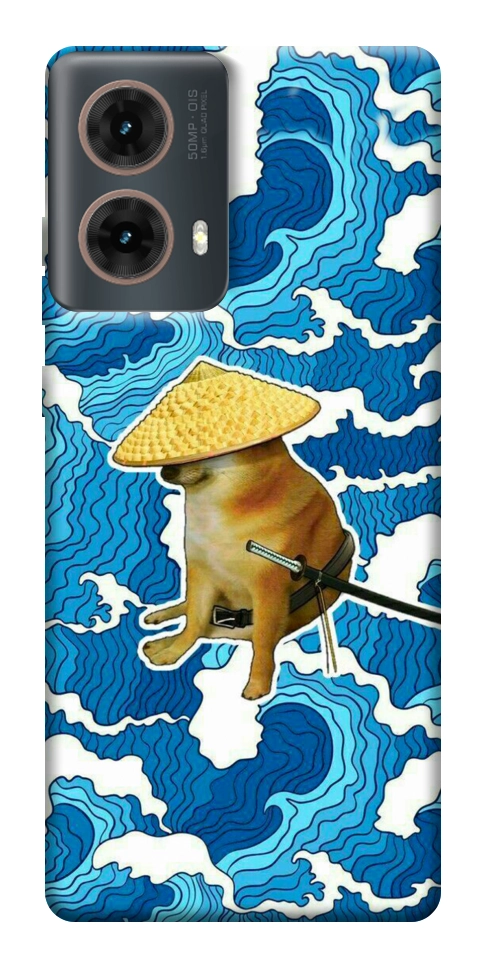 Чехол Sad dog samurai для Motorola Moto G85